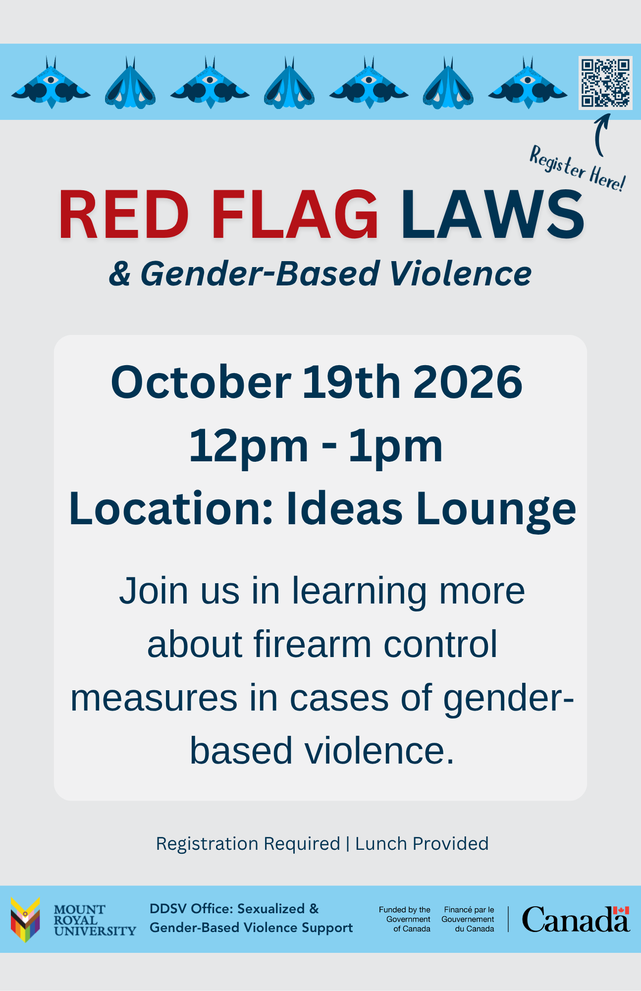 Red Flag Laws Thumbnail and Butterfly Image