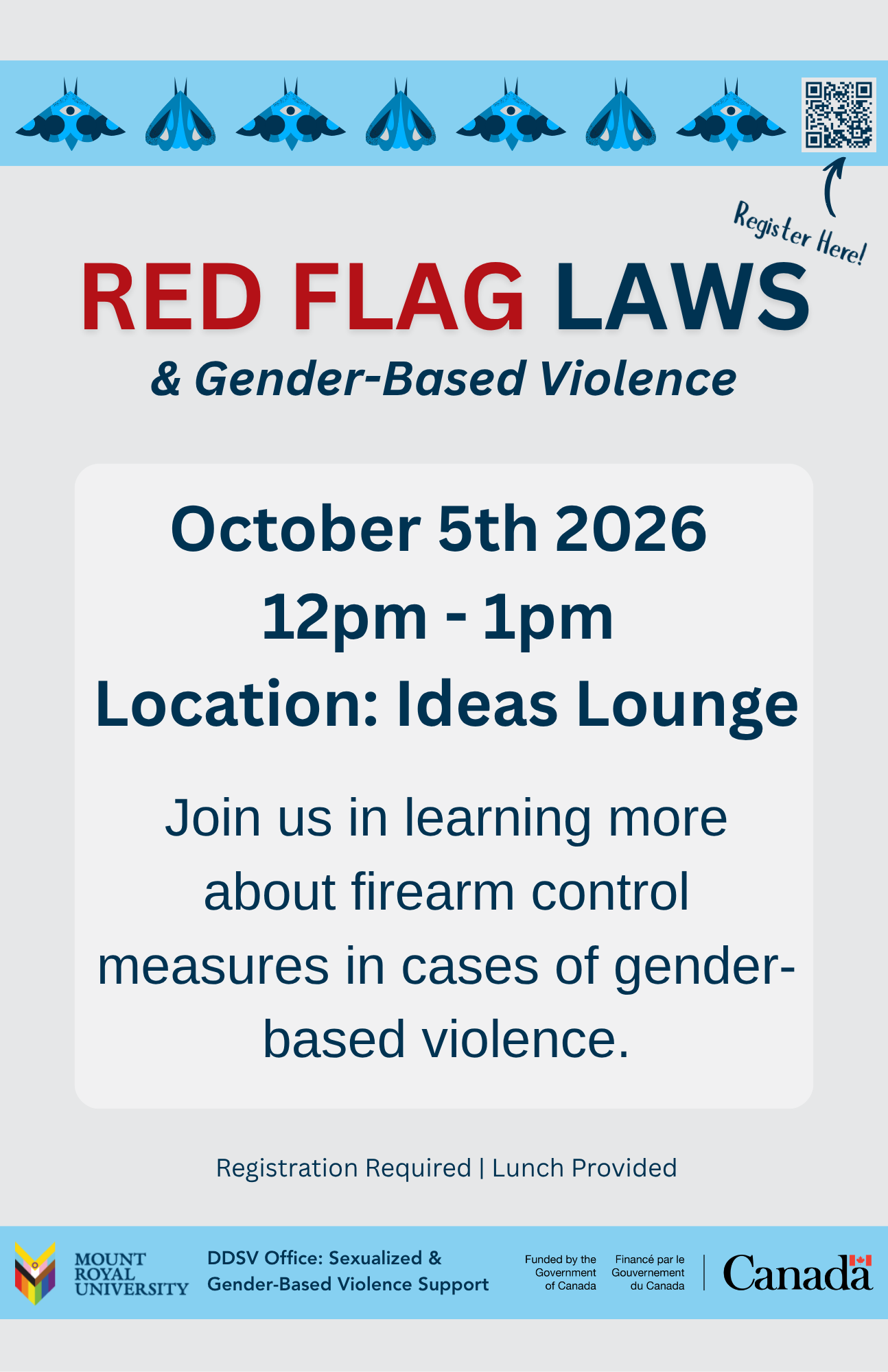 Red Flag Laws Thumbnail and Butterfly Image
