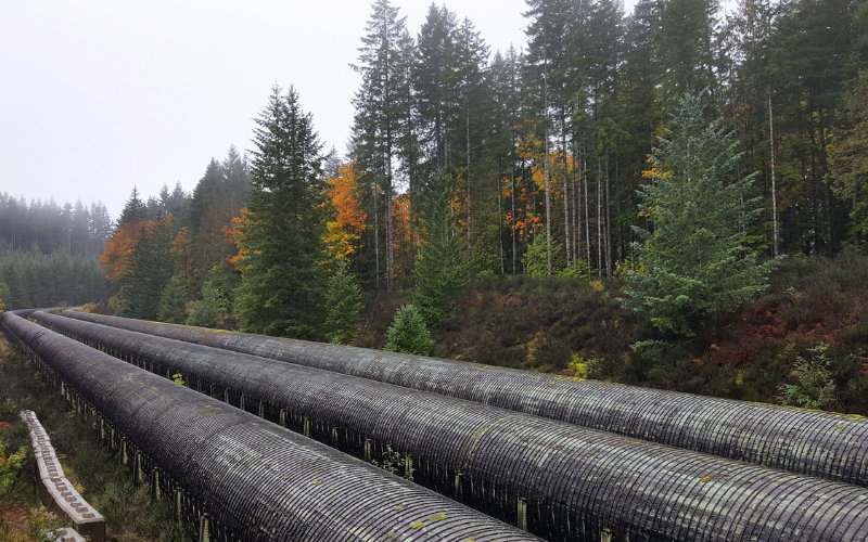 Stock image of a pipeline