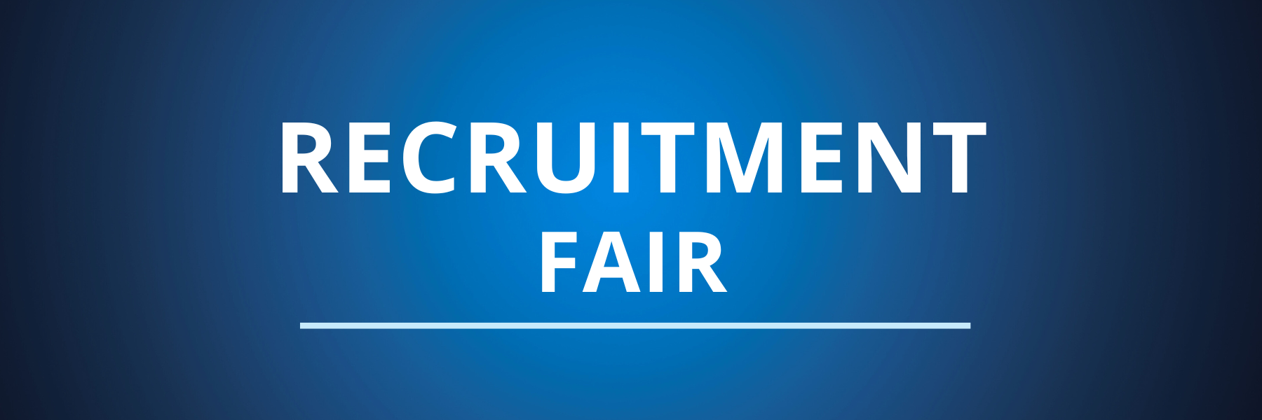 Banner for Recruitment Fair section