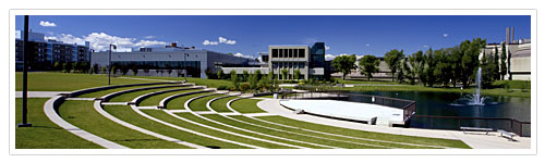 outdoor theatre on campus