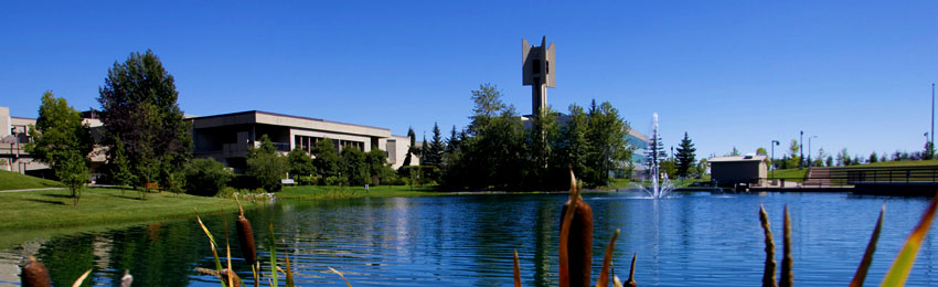 The pond at MRU