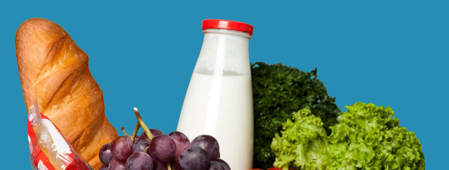 Images of fresh fruit and veggies