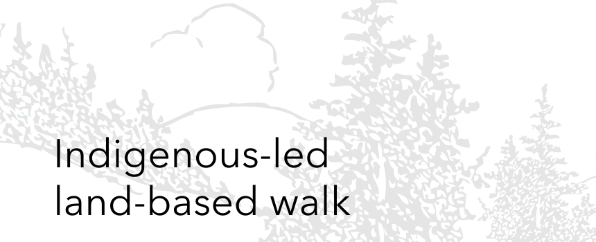 Indigenous led walk