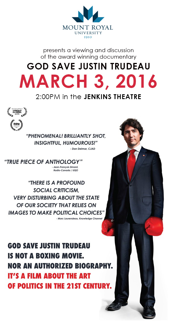 God Save Justin Trudeau Film Screening
