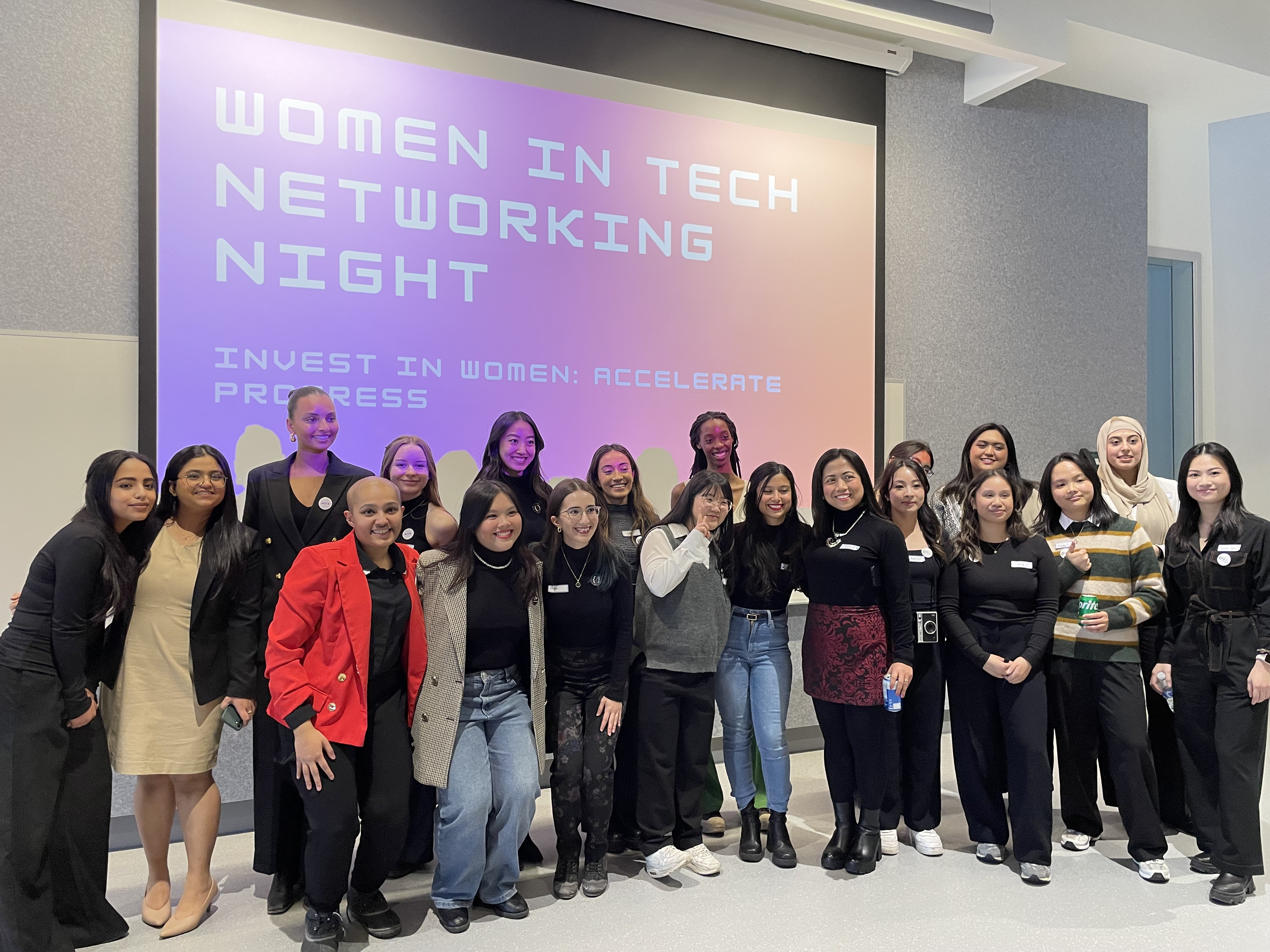 Jessica at Networking Event