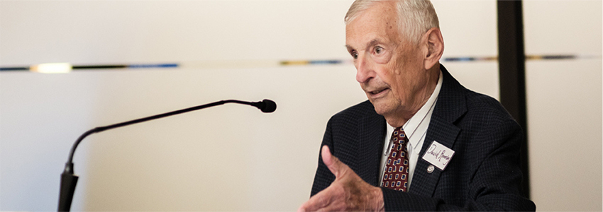 David Annesley Speaking to Students, Faculty and Community