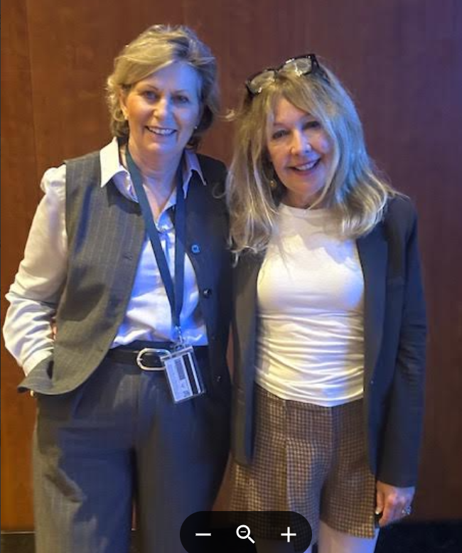 Dr. Joy Chadwick with Dr. Lori Desautels