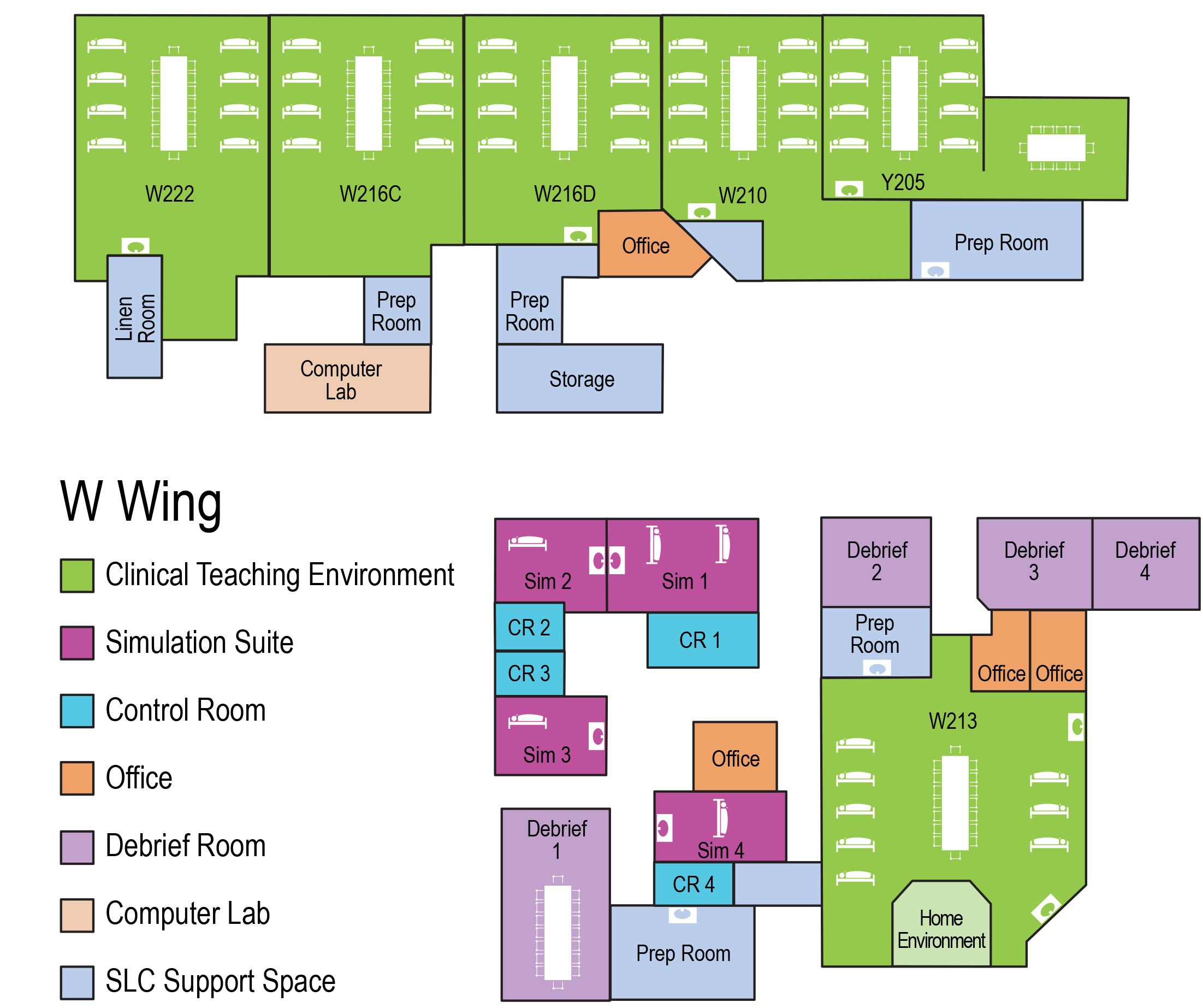 Map - Simulation Learning Centre
