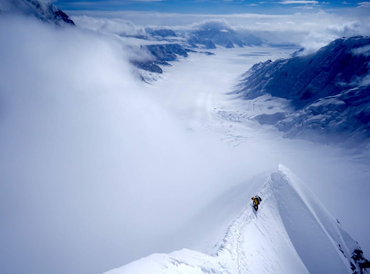 Ian Sherrington climbs Mt Logan