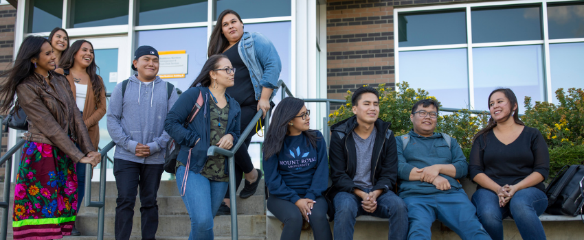 Students outside