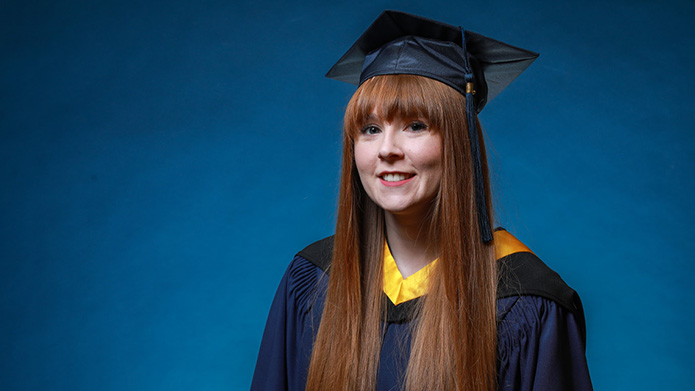 MRU General Science graduate Emily Trew