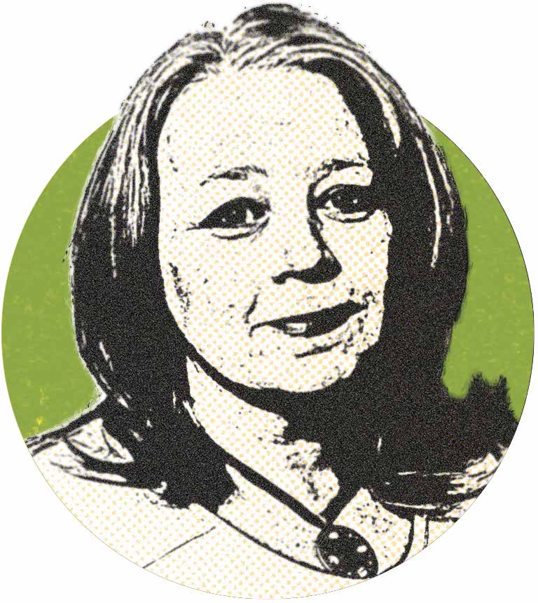 Stylized image of professor Jennifer Pettit, PhD.