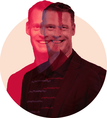 Dual exposure image of Mark Tewksbury