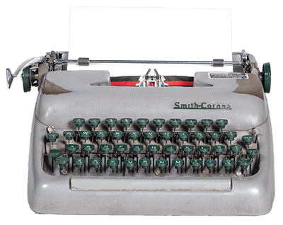 A photo of typewriter