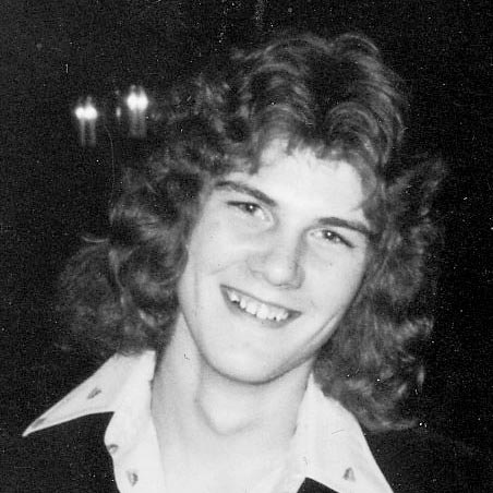 Photo of a young Brad Simm circa 1976