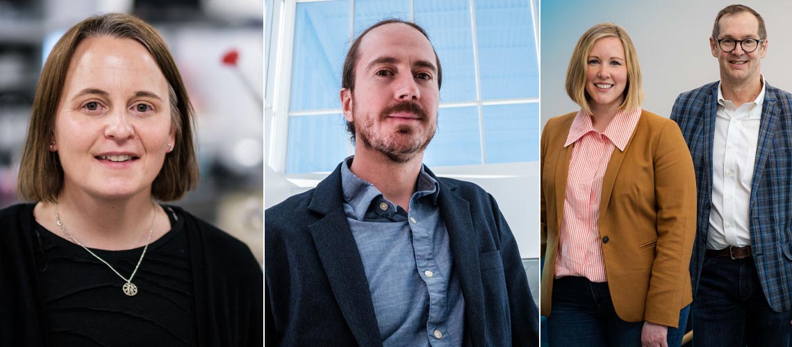 Dr. Gwen O’Sullivan, Dr. Michael Asmussen, Meg Wilcox and Dr. Brad Clark.