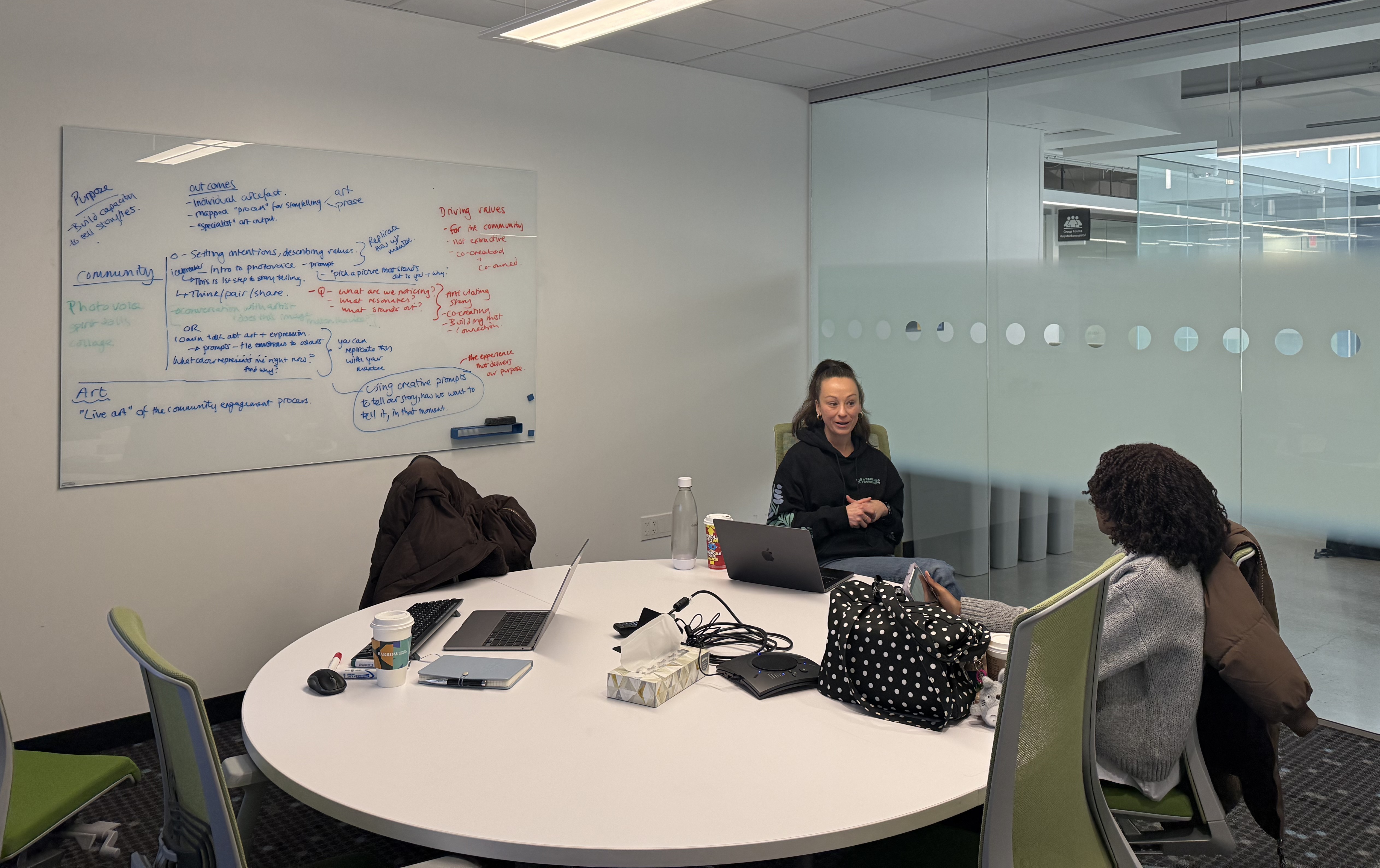 Third trio project development meeting.