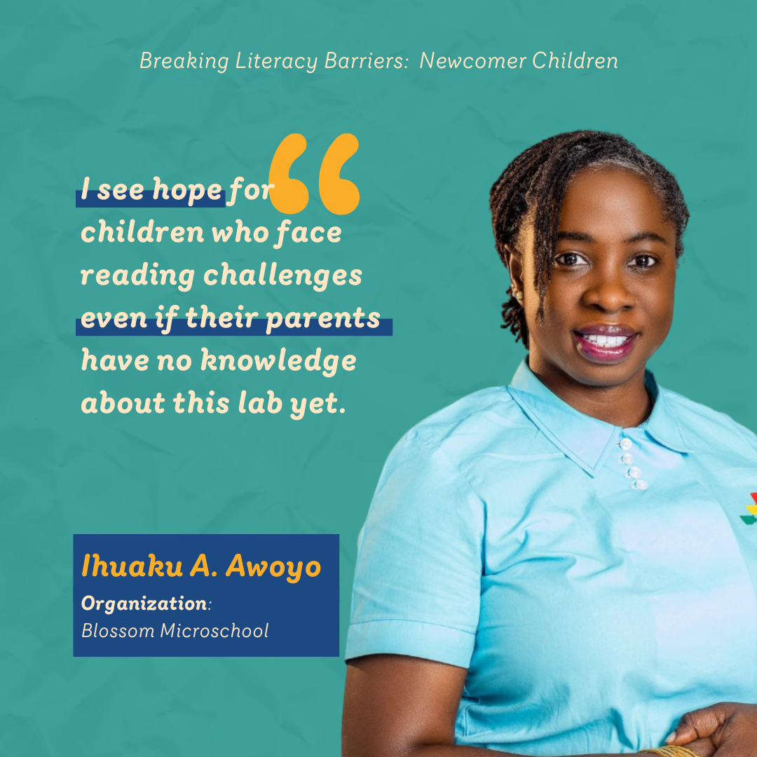 Solution Team 2: Power and Inclusion of Newcomer Childre Ihuaku Azuma Awoyo from Blossom Microschool