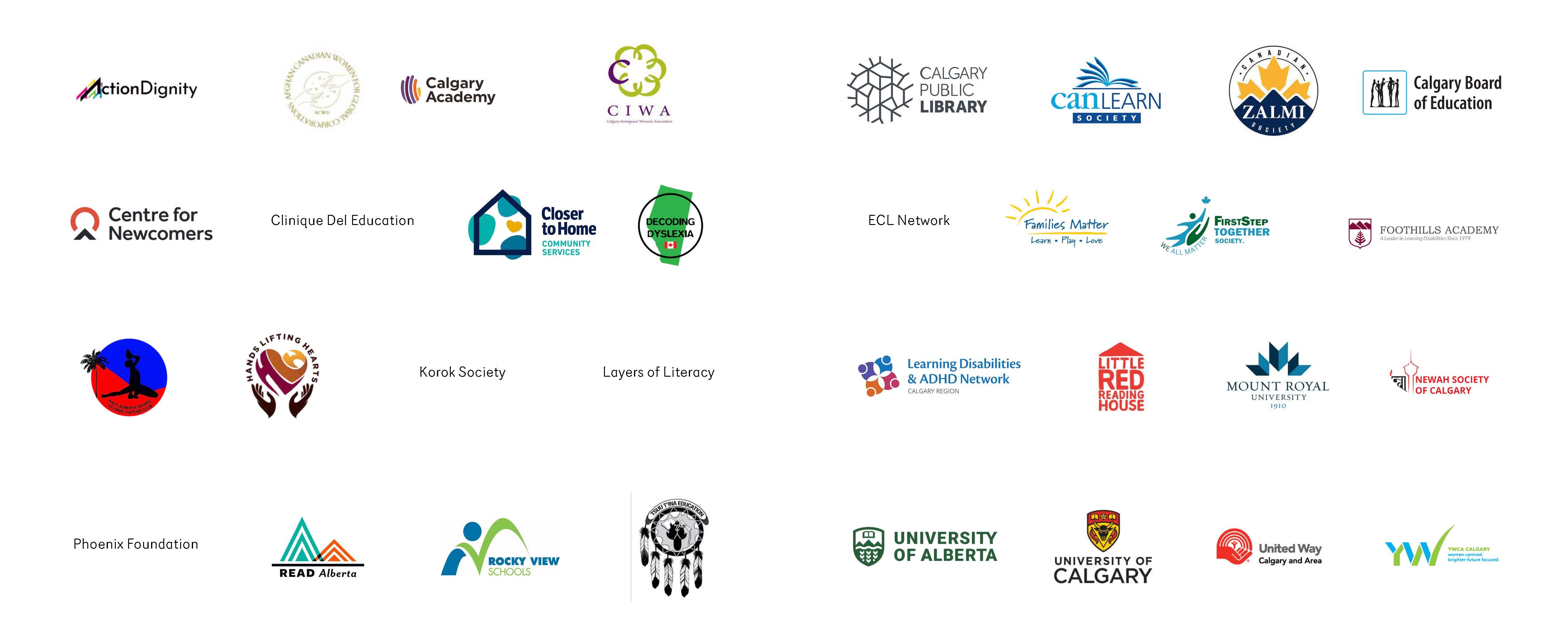 Community partners who have involved in theLiteracy Lab