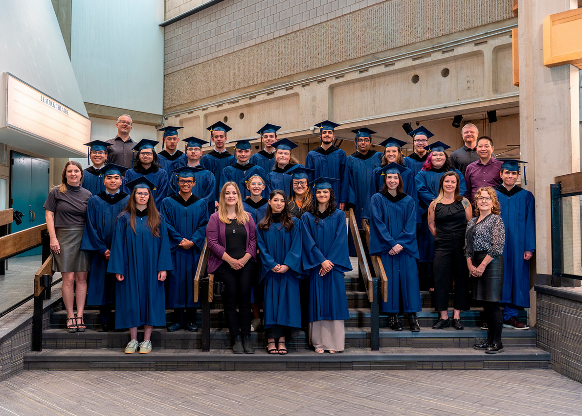 Graduation photo of TVP students
