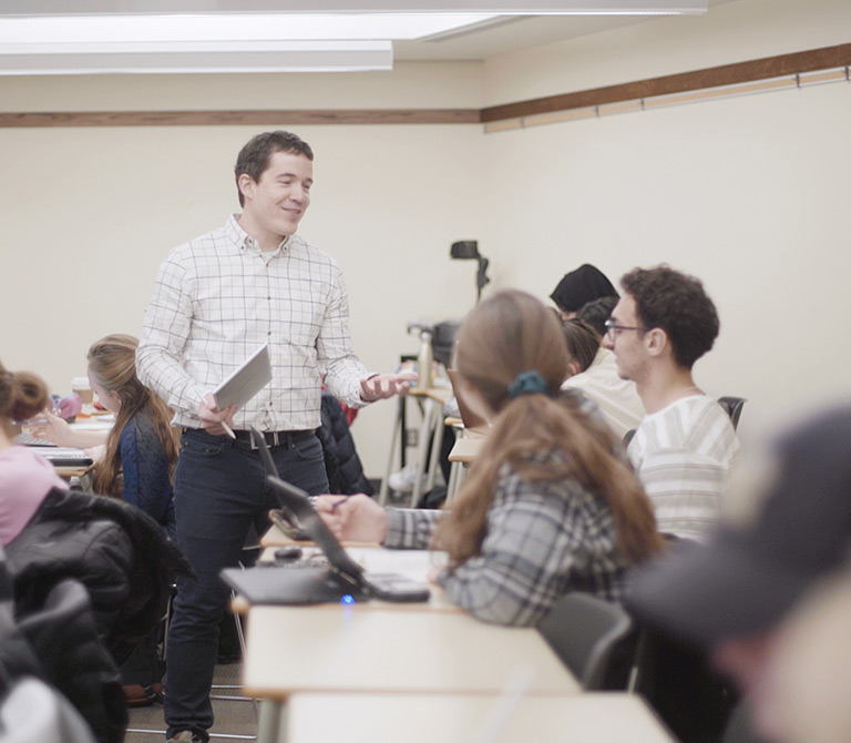 Associate Professor Alexis Morris, PhD, teaching